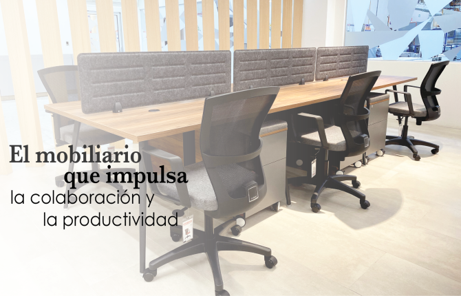 El mobiliario que impulsa la colaboración y la productividad